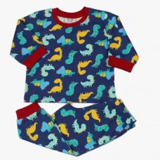 WF3863: Baby Boys All Over Dinosaur Print Pyjama (12-24 Months)